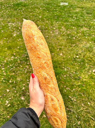 Francia baguette – kézműves kovászos kenyér